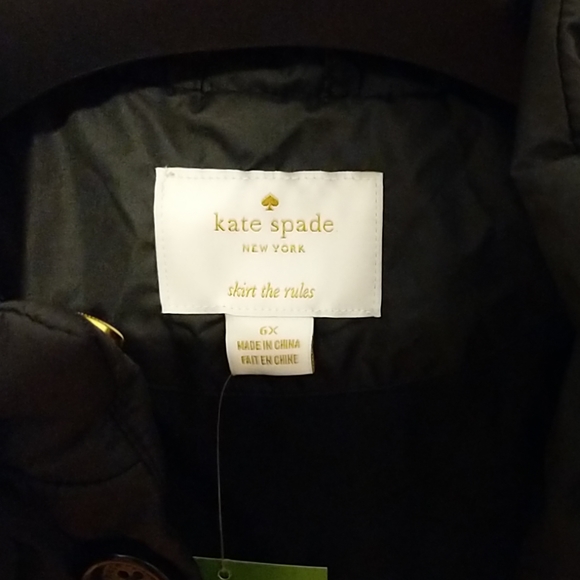 Kate Spade Black Winter Jacket - Picture 2 of 4